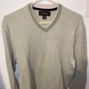 Tasso Elba Mens Wool Blend Vneck Sweater